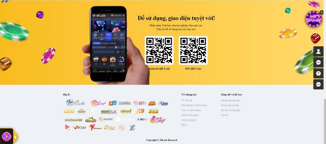 Thời gian cá cược thể thao tại 18Luck