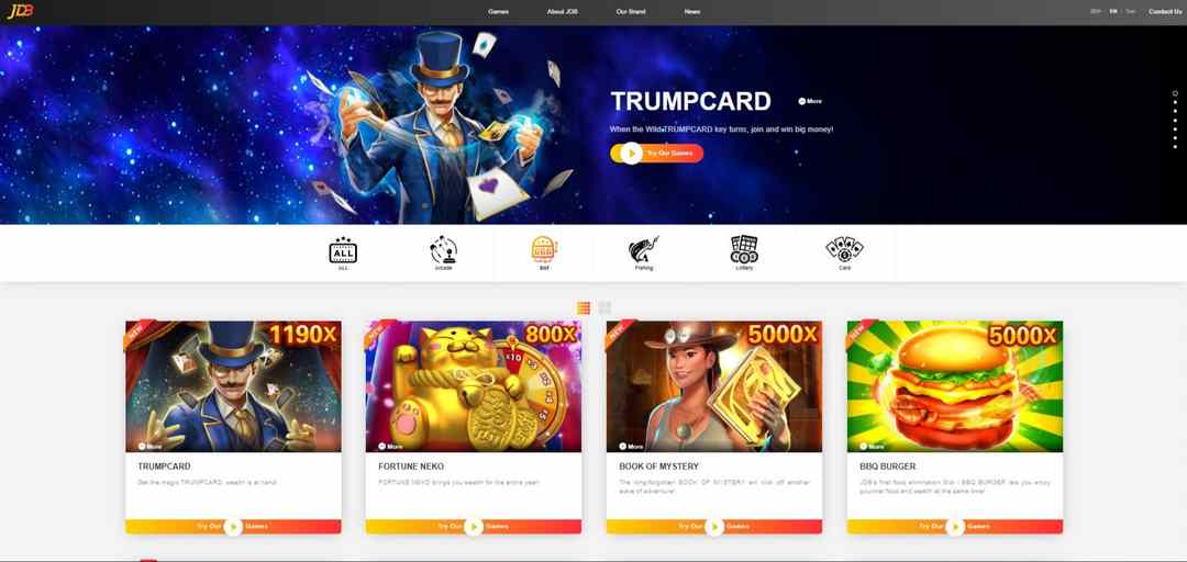 Nhà cung ứng game JDB hoạt động xuyên quốc gia