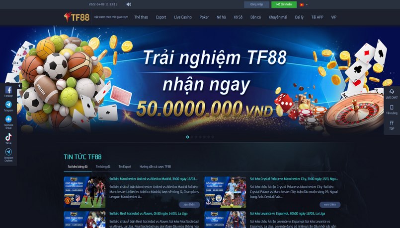 Tf88 nhà cái không tiếc tay tặng thưởng cho người mới