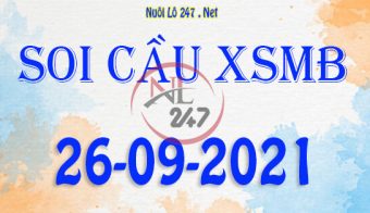 Soi cầu XSMB ngày 26-09-2021