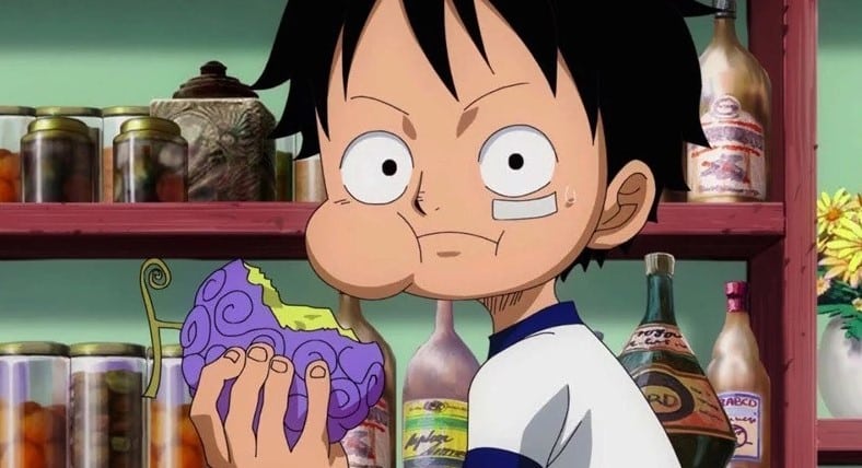 Luffy an trai Ac quy