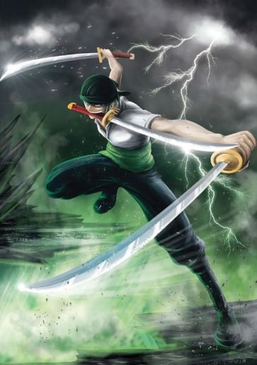 Hinh Anime One Piece Zoro Cuc Ngau
