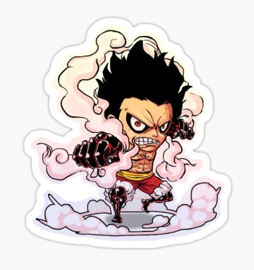 Luffy Gear 4 Snake Man Chibi De Thuong