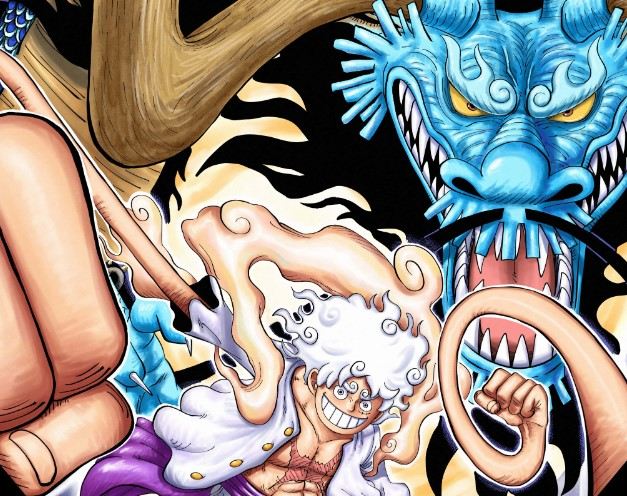 Luffy dam Rong Kaido