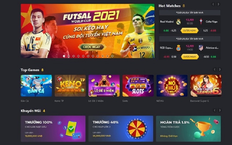 Đa dạng sảnh cược tại Nbet