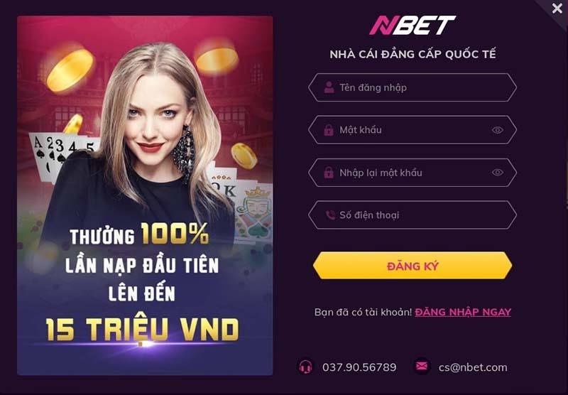 Đăng ký tài khoản Nbet đơn giản, dễ làm 